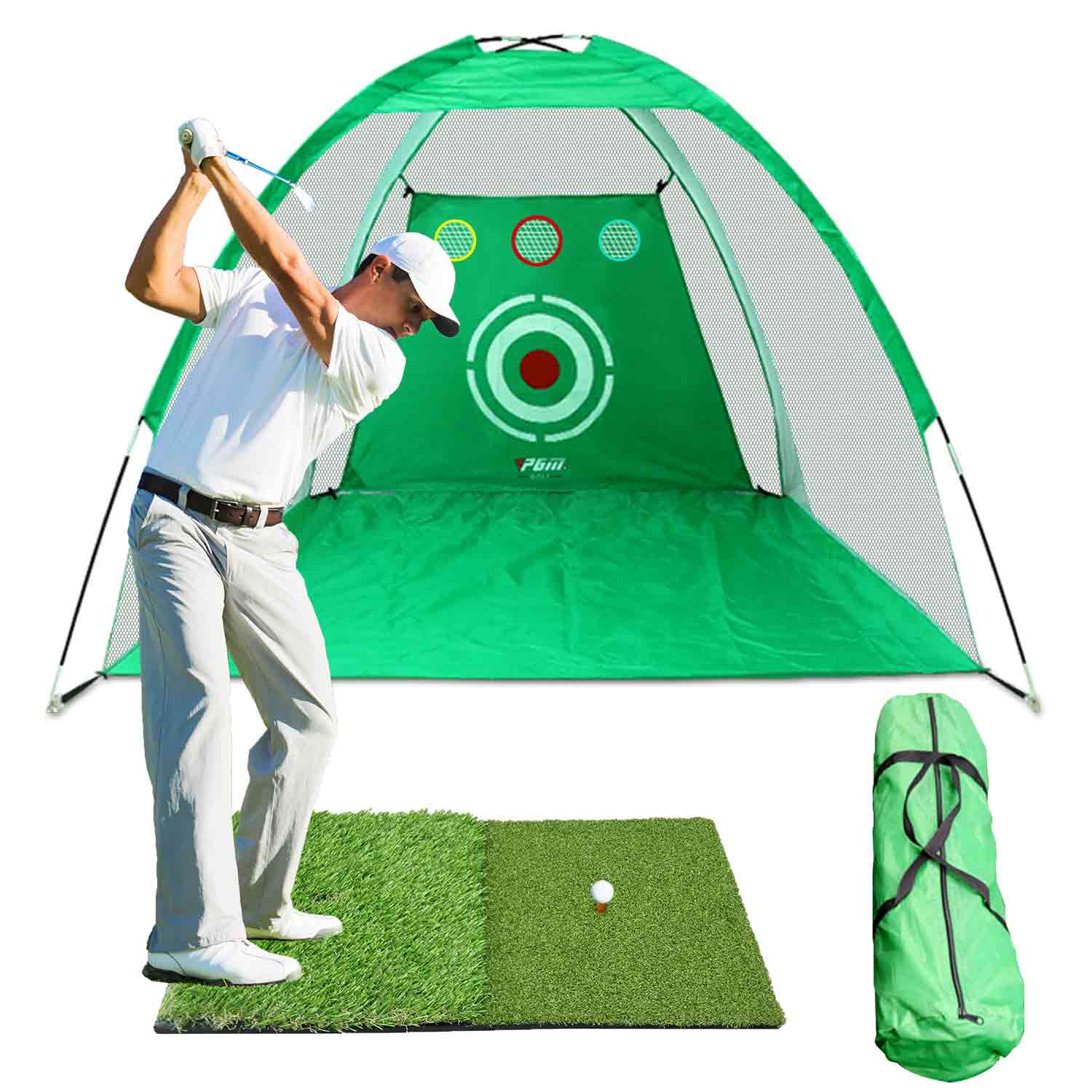 Golf Practice Net For Whole Sale | PGM Golf Indoor/Outdoor Hitting