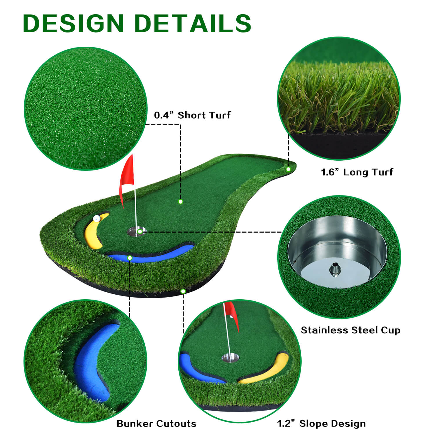 PGM Golf Modern Putting Green