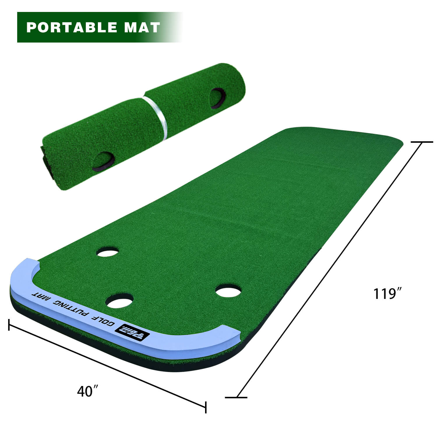 PGM Golf Simply Large Putting Green(Artificial Grass Version )